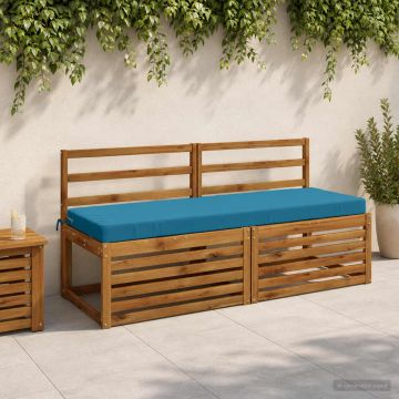 Cuscino per panchina SOEST 100% Poliestere Azzurro
