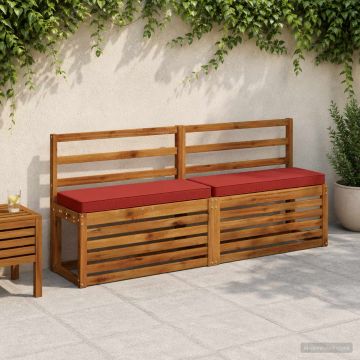 Cuscino per Panchina a 1 Pezzo VUGHT 100% Poliestere Rosso