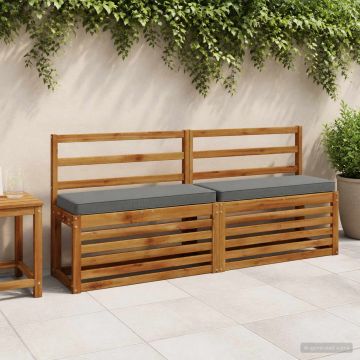 Cuscino per Panchina a 1 Pezzo VUGHT 100% Poliestere Grigio