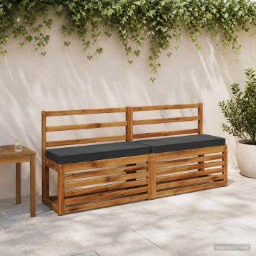Cuscino per Panchina a 1 Pezzo VUGHT 100% Poliestere Antracite