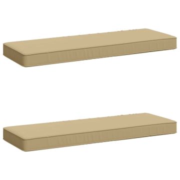 Cuscini per Panchina a 2 Pezzi VUGHT 2 pcs 100% Poliestere