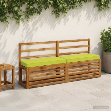 Cuscini per Panchina a 2 Pezzi VUGHT 2 pcs 100% Poliestere