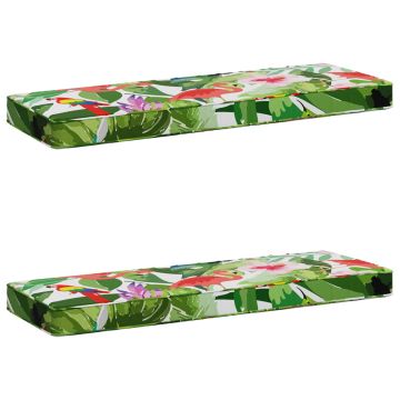 Cuscini per Panchina a 2 Pezzi VUGHT 2 pcs 100% Poliestere