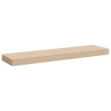 Cuscino per Panchina a 1 Pezzo VUGHT 100% Poliestere Crema