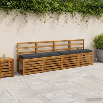 Cuscini per Panchina a 2 Pezzi VUGHT 2 pcs 100% Poliestere