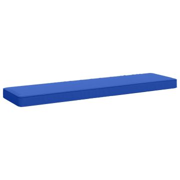 Cuscino per Panchina a 1 Pezzo VUGHT 100% Poliestere Blu Reale