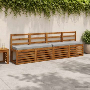 Cuscini per Panchina a 2 Pezzi VUGHT 2 pcs 100% Poliestere