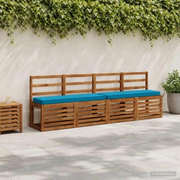 Cuscino per Panchina a 1 Pezzo VUGHT 100% Poliestere Azzurro