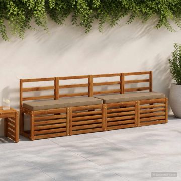 Cuscini per Panchina a 2 Pezzi VUGHT 2 pcs 100% Poliestere