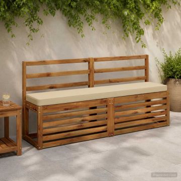 Cuscini per Panchina a 2 Pezzi VUGHT 2 pcs 100% Poliestere