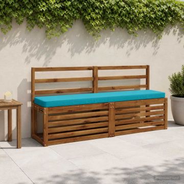 Cuscino per Panchina a 1 Pezzo VUGHT 100% Poliestere Turchese