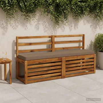 Cuscino per Panchina a 1 Pezzo VUGHT 100% Poliestere Tortora