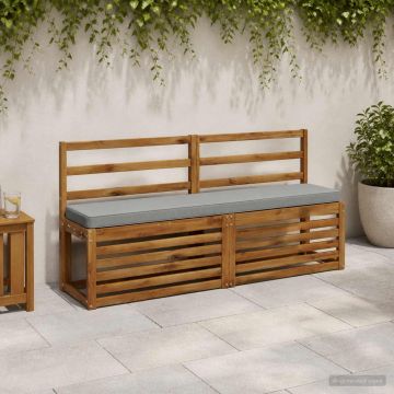 Cuscino per Panchina a 1 Pezzo VUGHT 100% Poliestere Grigio