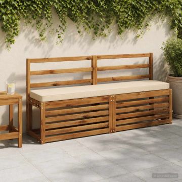 Cuscino per Panchina a 1 Pezzo VUGHT 100% Poliestere Crema