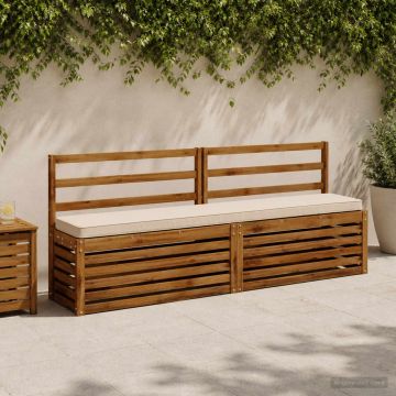 Cuscino per Panchina a 1 Pezzo VUGHT 100% Poliestere Crema
