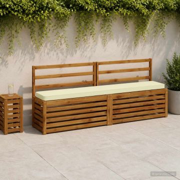 Cuscino per Panchina a 1 Pezzo VUGHT 100% Poliestere Crema