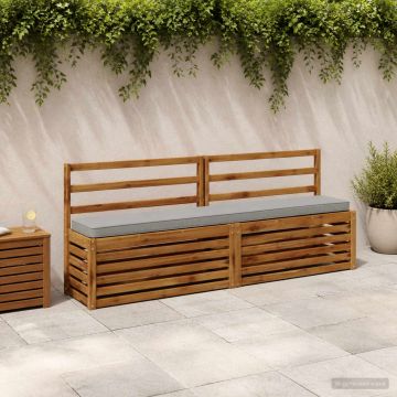 Cuscino per Panchina a 1 Pezzo VUGHT 100% Poliestere Grigio