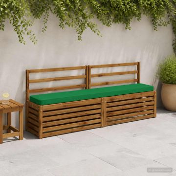 Cuscino per Panchina a 1 Pezzo VUGHT 100% Poliestere Verde