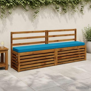 Cuscino per Panchina a 1 Pezzo VUGHT 100% Poliestere Azzurro