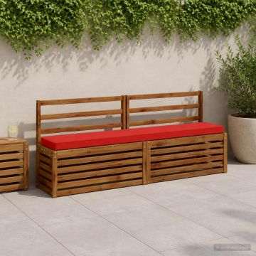 Cuscino per Panchina a 1 Pezzo VUGHT 100% Poliestere Rosso