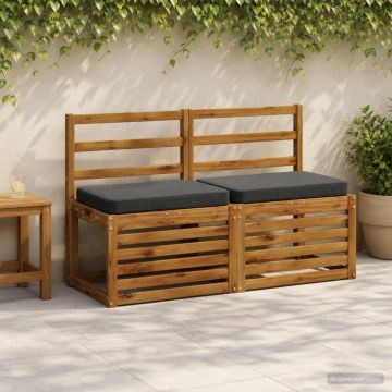 Cuscini per Panchina a 2 Pezzi VUGHT 2 pcs 100% Poliestere