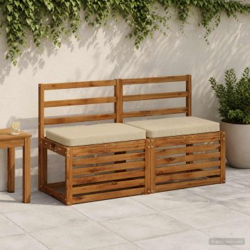 Cuscino per Panchina a 1 Pezzo VUGHT 100% Poliestere Beige
