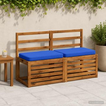 Cuscini per Panchina a 2 Pezzi VUGHT 2 pcs 100% Poliestere