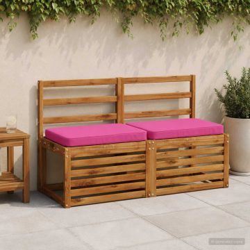 Cuscino per Panchina a 1 Pezzo VUGHT 100% Poliestere Rosa