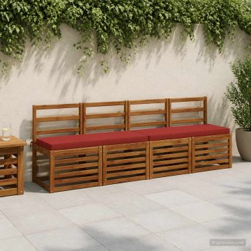 Cuscino per Panchina a 1 Pezzo VUGHT 100% Poliestere Rosso