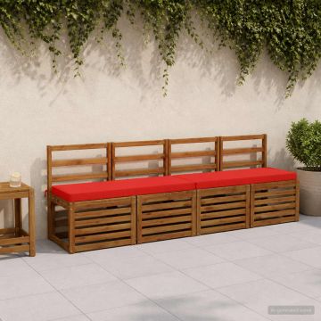 Cuscino per Panchina a 1 Pezzo VUGHT 100% Poliestere Rosso