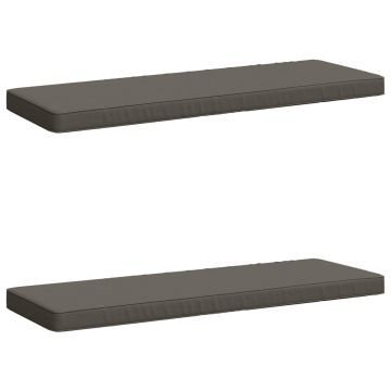 Cuscini per Panchina a 2 Pezzi VUGHT 2 pz 100% Poliestere