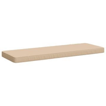 Cuscino per Panchina a 1 Pezzo VUGHT 100% Poliestere Crema