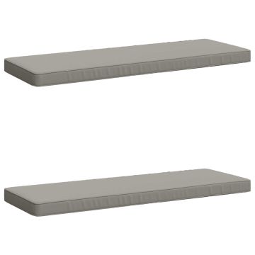 Cuscini per Panchina a 2 Pezzi VUGHT 2 pz 100% Poliestere