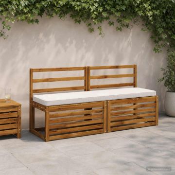 Cuscino per Panchina a 1 Pezzo VUGHT 100% Poliestere Bianco