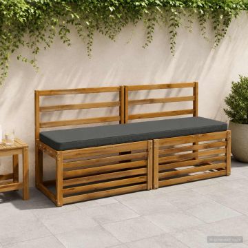 Cuscino per Panchina a 1 Pezzo VUGHT 100% Poliestere Antracite