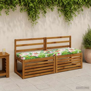 Cuscini per Panchina a 2 Pezzi VUGHT 2 pz 100% Poliestere