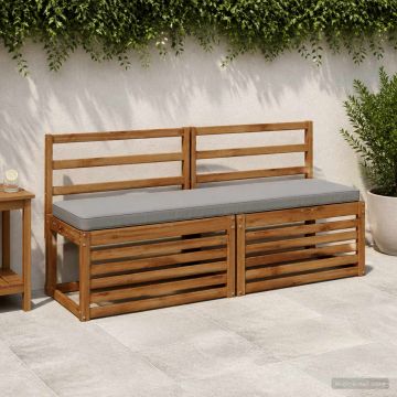 Cuscino per Panchina a 1 Pezzo VUGHT 100% Poliestere Grigio