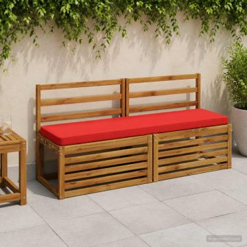 Cuscino per Panchina a 1 Pezzo VUGHT 100% Poliestere Rosso