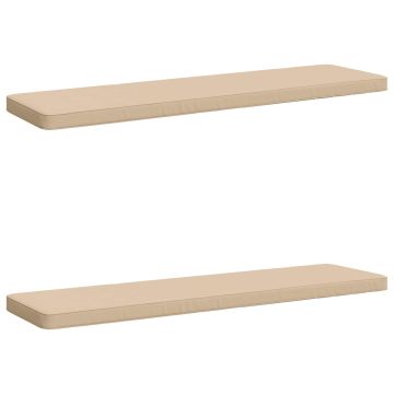 Cuscini per Panchina a 2 Pezzi VUGHT 2 pz 100% Poliestere Crema