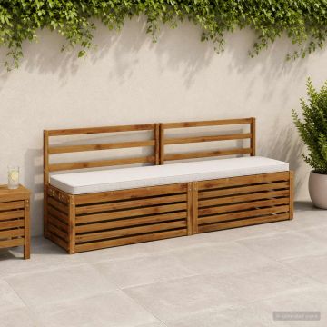 Cuscini per Panchina a 2 Pezzi VUGHT 2 pz 100% Poliestere