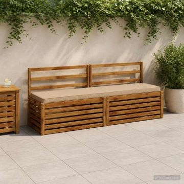 Cuscino per Panchina a 1 Pezzo VUGHT 100% Poliestere Sabbia