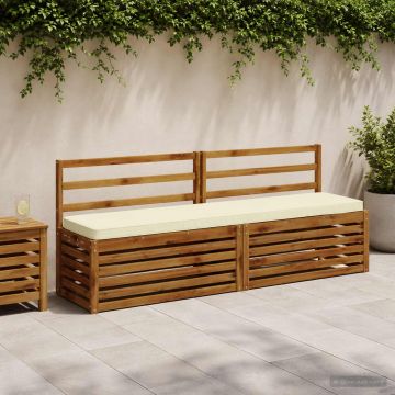 Cuscino per Panchina a 1 Pezzo VUGHT 100% Poliestere Crema