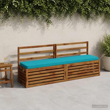 Cuscini per Panchina a 2 Pezzi VUGHT 2 pz 100% Poliestere