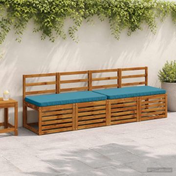 Cuscino per Panchina a 1 Pezzo VUGHT 100% Poliestere Azzurro