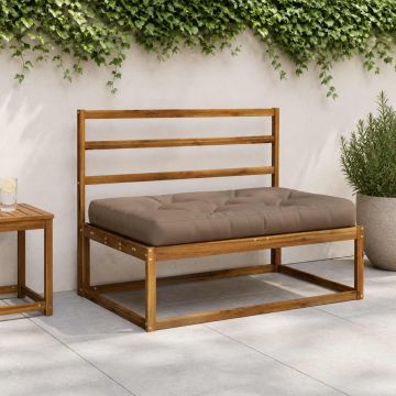 Cuscino per Pallet VIANEN 100% Poliestere Tortora