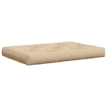 Cuscino per Pallet VIANEN 100% Poliestere Crema