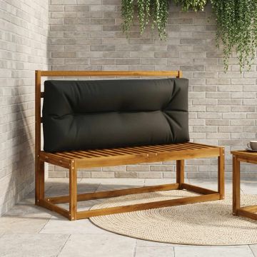 Cuscino per schienale di pallet VIANEN 100% Poliestere Nero