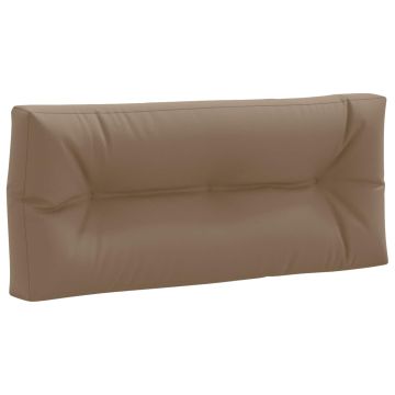 Cuscino per schienale di pallet VIANEN 100% Poliestere Tortora