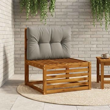 Cuscino per schienale di pallet VIANEN 100% Poliestere Grigio
