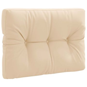Cuscino per schienale di pallet VIANEN 100% Poliestere Crema